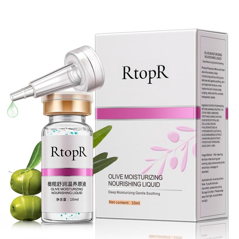 Оливковая увлажняющая питательная жидкая сыворотка для лица с гиалуроновой кислотой, антивозрастная эссенция для лечения прыщей