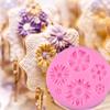 Cake Decoration Flower Silicone Mold Daisy Candle Mold Fondant Craft Baking Tool  Home Kitchen DIY