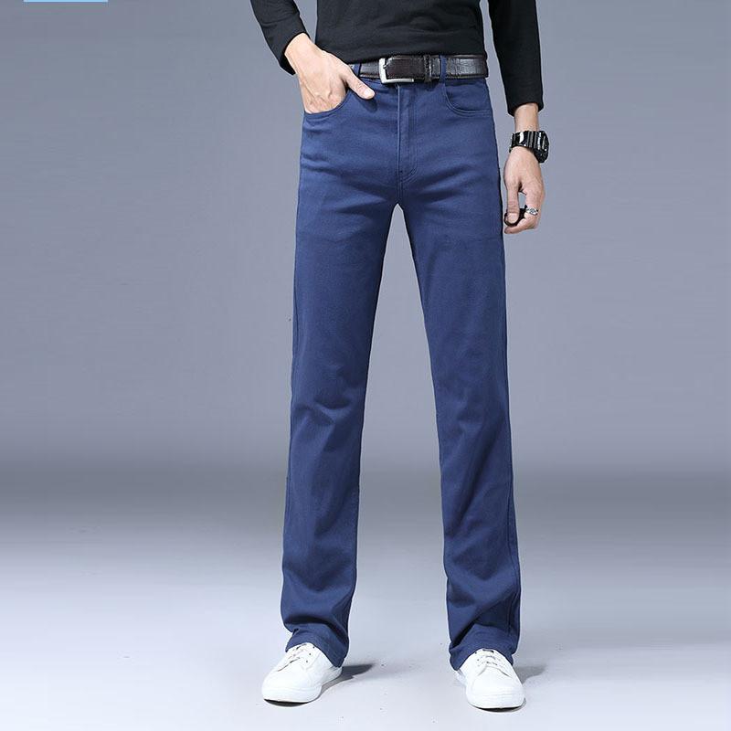 Мужские большие расклешенные джинсы, расклешенные брюки, свободный крой, мужские дизайнерские классические повседневные джинсы, джинсы для мужчин