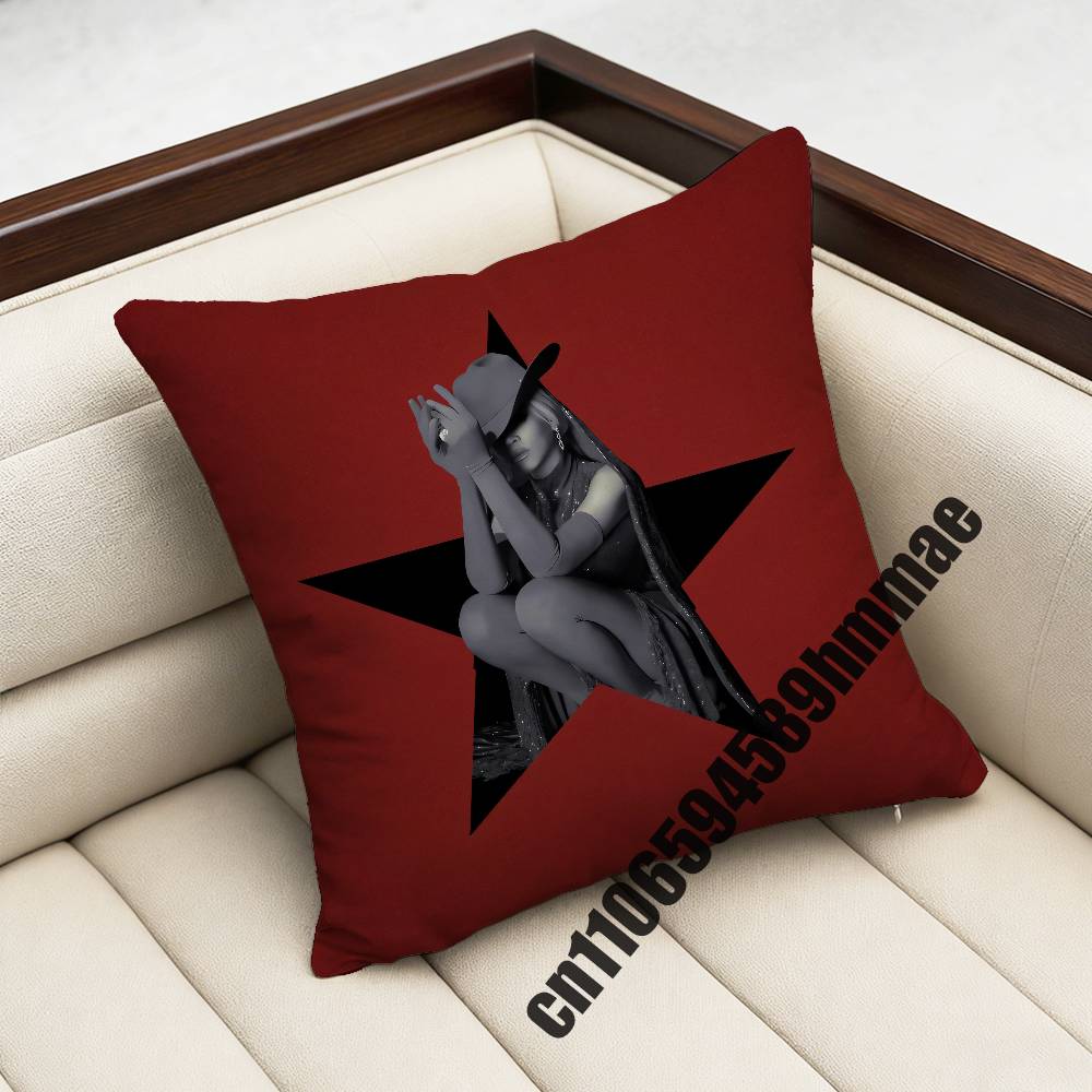 For For Singer BBeyonce Cowboy Throw Pillow Case Sham xcm xcm Square Home Pillowcase Cushion Cover