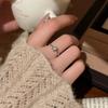 925 Sterling Silver Heart Cut CZ Solitaire Ring for Women Dainty Engagement Promise Ring Minimalist Fine Jewelry for Women