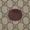 Gucci GG Ретро Холст с Кожаным Держателем для Карт, Кошелек, Держатель для Паспорта Мужской Бордовый и Коричневый 724562-92TCG-