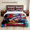 HUNTRIX Personalized Custom Name 3‑Piece Bedding Set Soft Duvet Cover Set For Bedroom Home Decor