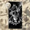Skull Bandit Stylish Digital Printing Beach Towel Quick‑Drying Absorbent Blanket for Beach Pool Gym Travel C369