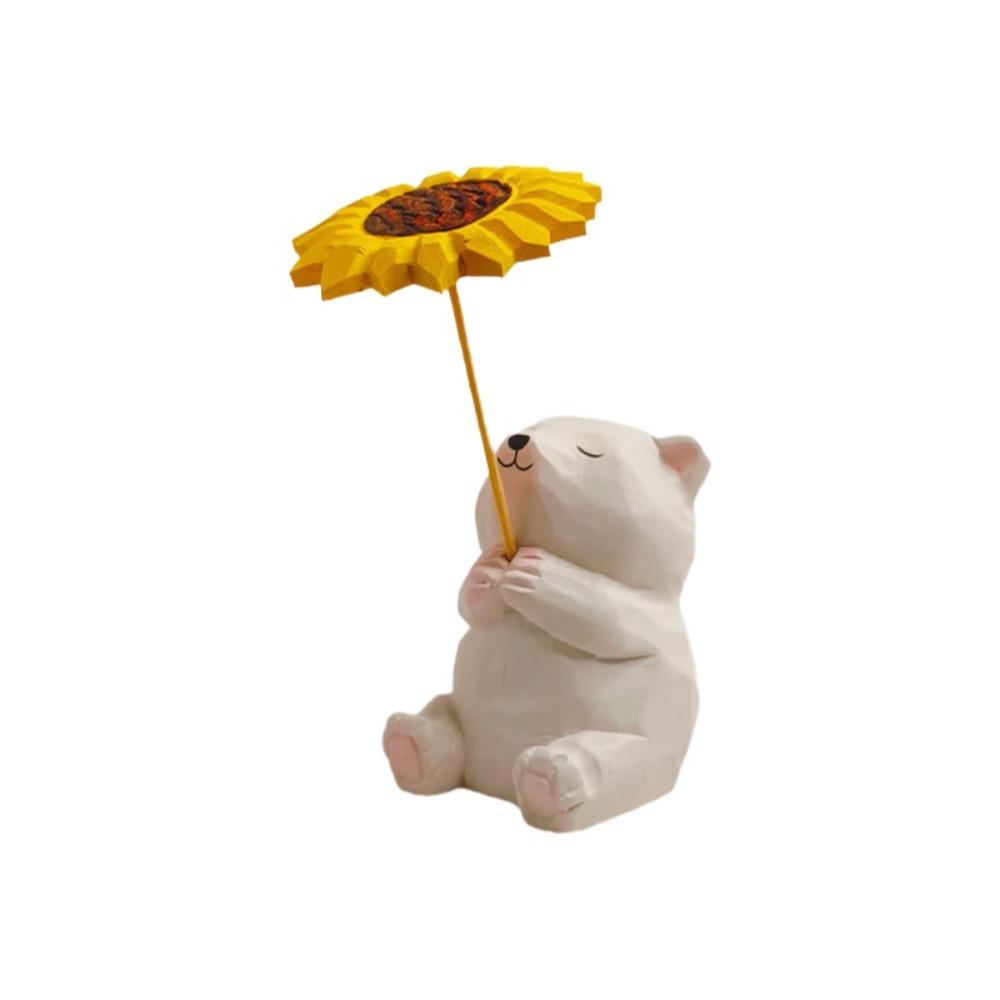 Handmade Miniature Wood Figurine Cartoon Horse Figures Ornament Funny Animal Statue  Shelf Display