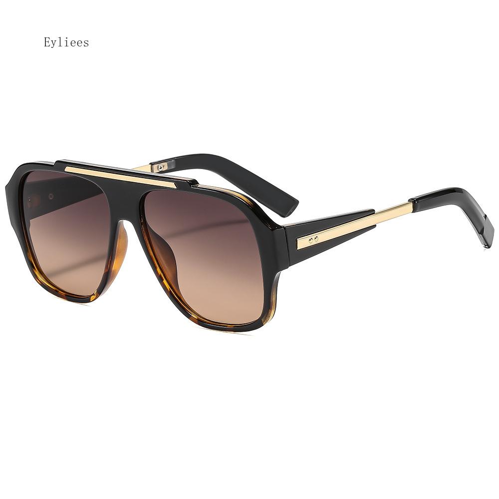 Винтажные Дизайнерские Солнцезащитные Очки Авиаторы Оверсайз Женская Мода Популярные Большие Оправы Роскошные Солнцезащитные Очки Мужские Панк Очки UV400