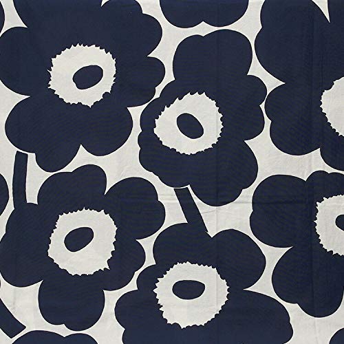 Marimekko marimekko Пододеяльник Unikko Пододеяльник одинарный 150 x 210 см Белый x Темно-синий 070517 851 [Товар]