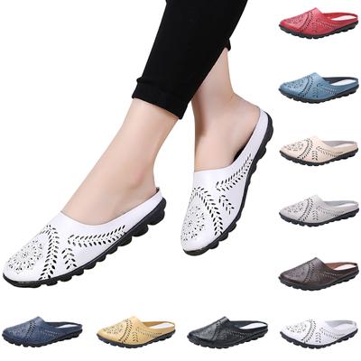 Женские сабо Gracosy, кожаные лоферы, слипоны, пляжные сандалии с противоскользящим покрытием