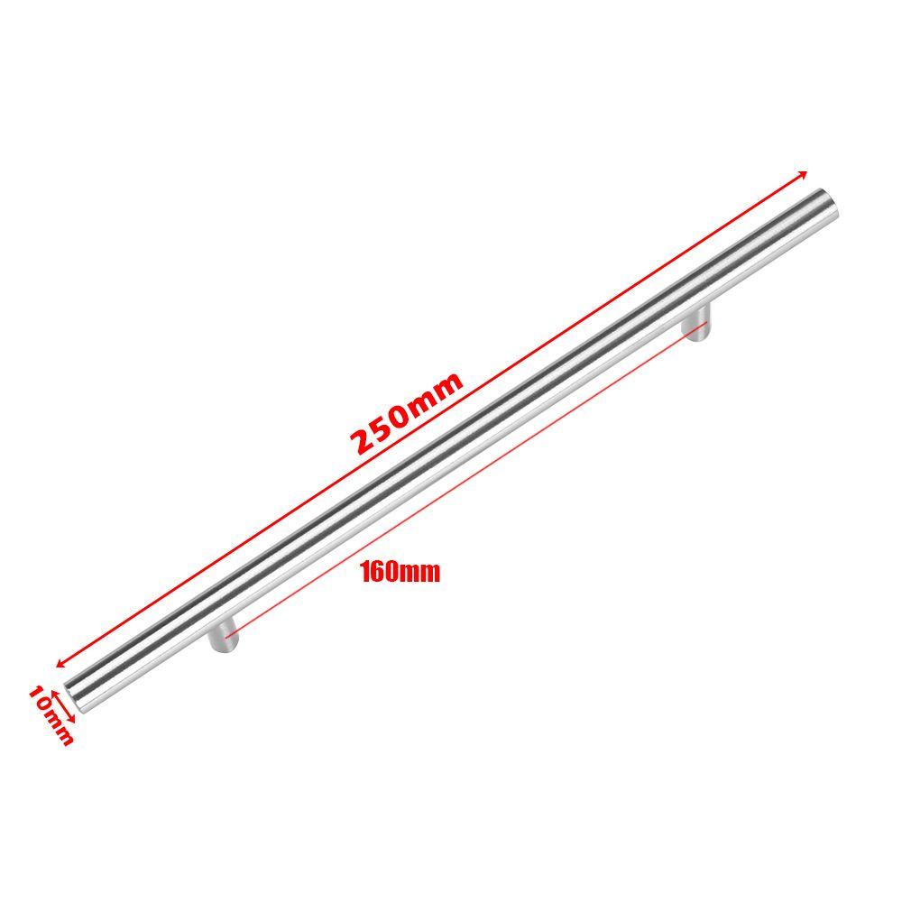 Component Cabinet Handles Hardware Door Knobs Stainless Steel  Knobs Wardrobe Pulls T-Bar Handle