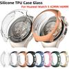 Мягкий ТПУ Чехол Стекло Для Huawei Watch 5 42ММ 46ММ Всесторонняя Защита Экрана Рамка Бампер для Huawei Watch 5 Watch5 Чехол Накладка