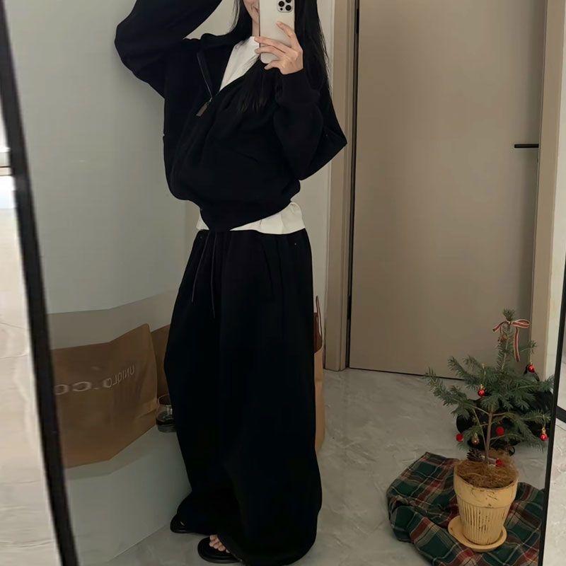 Y2k винтажные женские мешковатые спортивные штаны джоггеры свободные корейские модные спортивные брюки уличная одежда Харадзюку брюки Gyaru Kpop