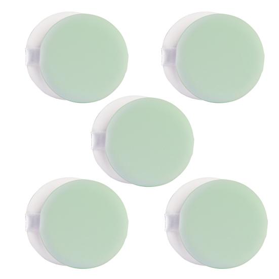 5 шт./компл. круглые яичные спонжи для макияжа, влажные и сухие, двойного назначения, BB-крем, пуховка, инструмент