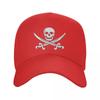 Классическая унисекс бейсболка с черепом Jolly Roger, взрослая, с пиратским флагом, регулируемая, кепка папы для унисекс женщин, спортивная кепка Snapback