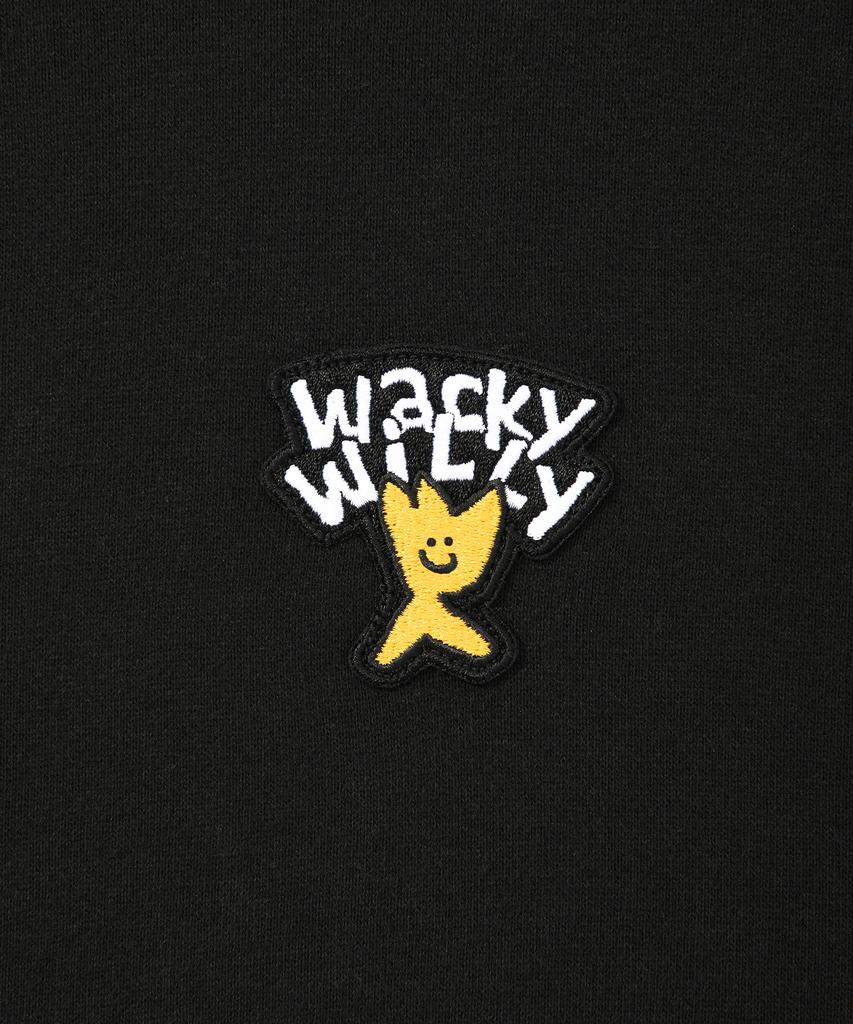 Wacky Willy Базовая толстовка на молнии с логотипом Черная
