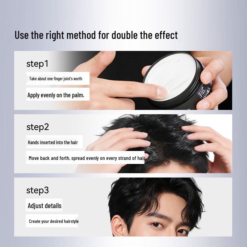 Jingdong Zhizao Men's Matte Strong Hold Hair Clay