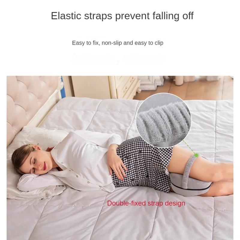 Подушка для ног Apple clamp Ортопедическая подушка Home Медленно восстанавливающаяся хлопковая дышащая подушка для колена Подушка для ног для сна на боку