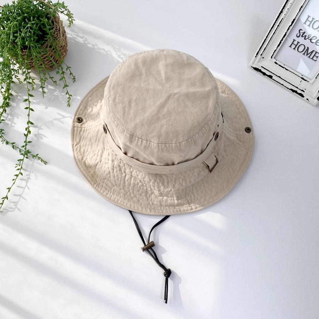 Women's and Men's Daily Cotton Hiking Bucket Hat