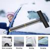Car Snow Shovel Snow Scraping Artifact Glass Defrosting And Snow Cleaning Tool In Winter Multipurpose Windshield Scraper
