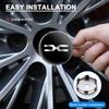 BGT1 4Pcs 56/60mm Car Styling Wheel Hub Cap Badge Stickers For Dacia Sandero Duster Jogger Spring Logan Bigster Lodgy Dokker Stepway
