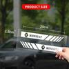 2pcs Car Rearview Mirror Side Decal Stripe Sticker Vehicle Body Accessories for Renault RS Koleos Duster Megane 2 Logan clio 5 S666
