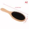 Щетка для волос из щетины кабана, женская деревянная бамбуковая щетка для волос, профессиональная вьющаяся щетка для волос с подушкой безопасности, расческа для волос, инструменты для салона красоты