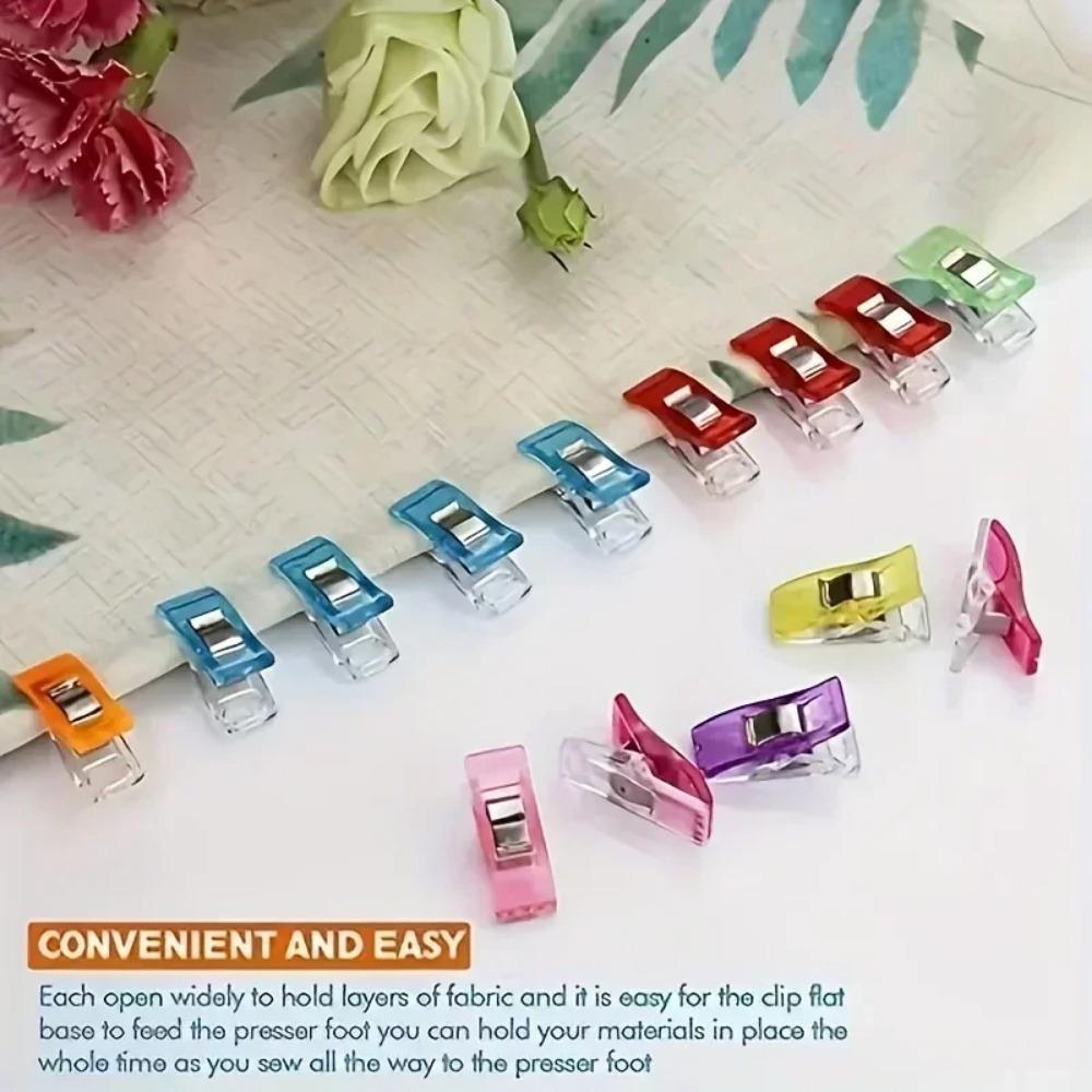 50-500 шт. многоцелевые разноцветные зажимы 50 шт. швейные зажимы пластиковые булавки для одежды вязальная бумага для хранения ткани швейный инструмент для рукоделия