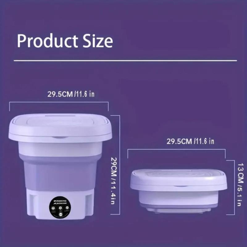 Складная стиральная машина, мини-стиральная машина, подходит для путешествий, стиральная машина для нижнего белья, бюстгальтеров, носков