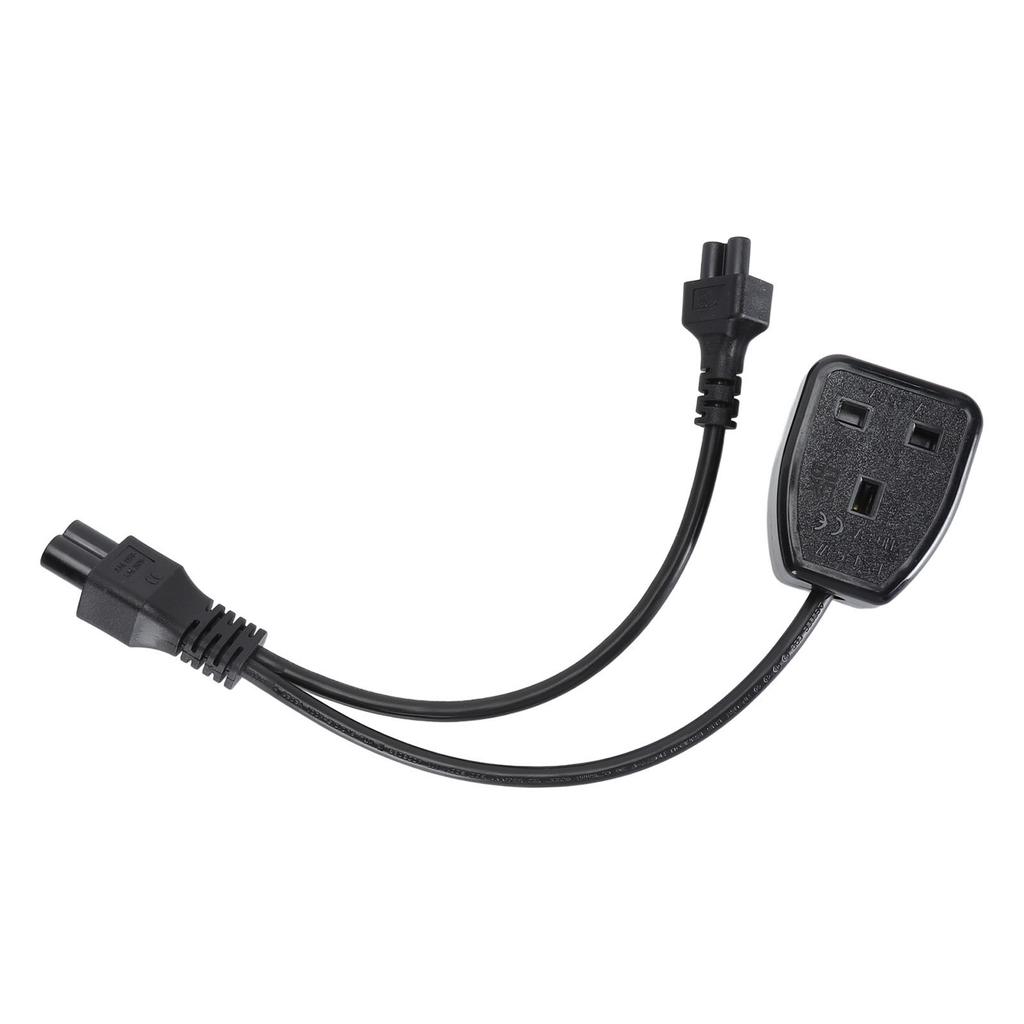 Power Plug Cable 30cm Y Shape IEC320 C6 Male To C5+  Female Replacement Power Cord Cable