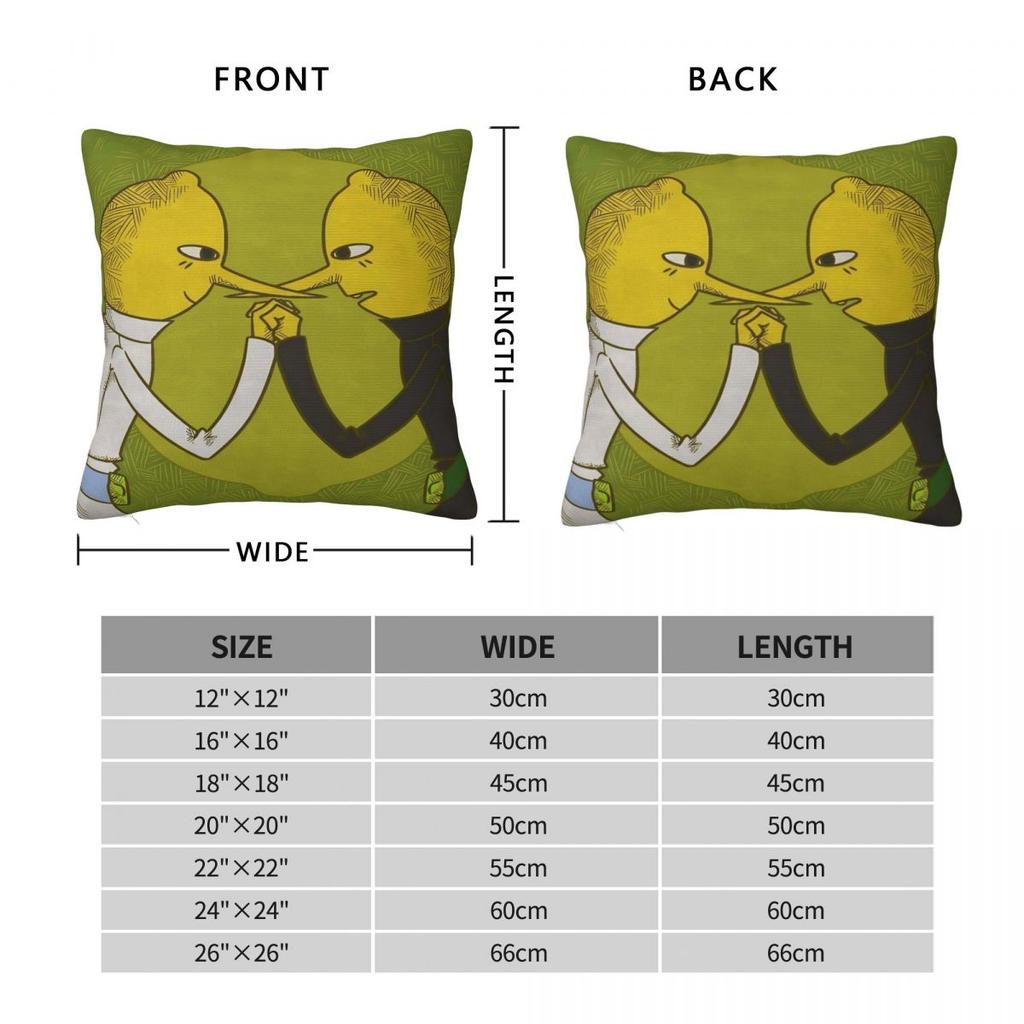 Pillow Cover Lemongrab Unacceptable Graphic Cushion Cover Fashion Pillow Case For Office Car Home Decorative Pillowcases