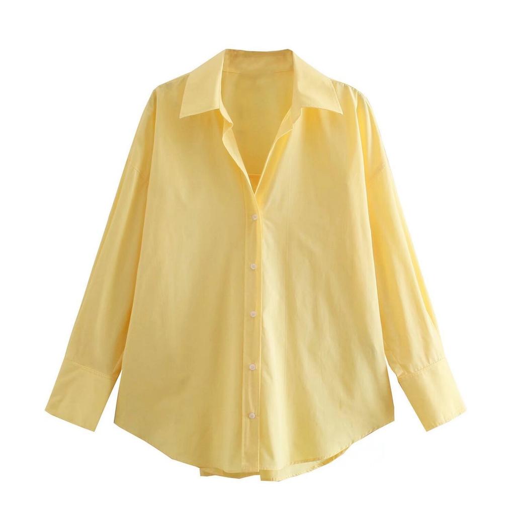 Fashion Women's Casual Long-sleeved Shirt Loose Top