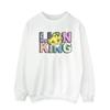 Disney Mens The Lion King Pattern Logo Sweatshirt