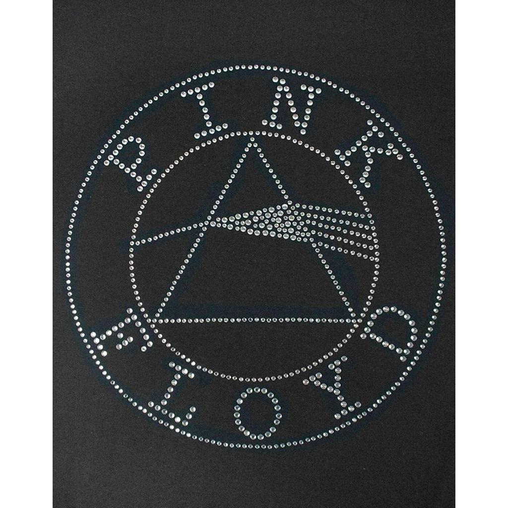 Pink Floyd Womens/Ladies Dark Side Of The Moon Diamante T-Shirt