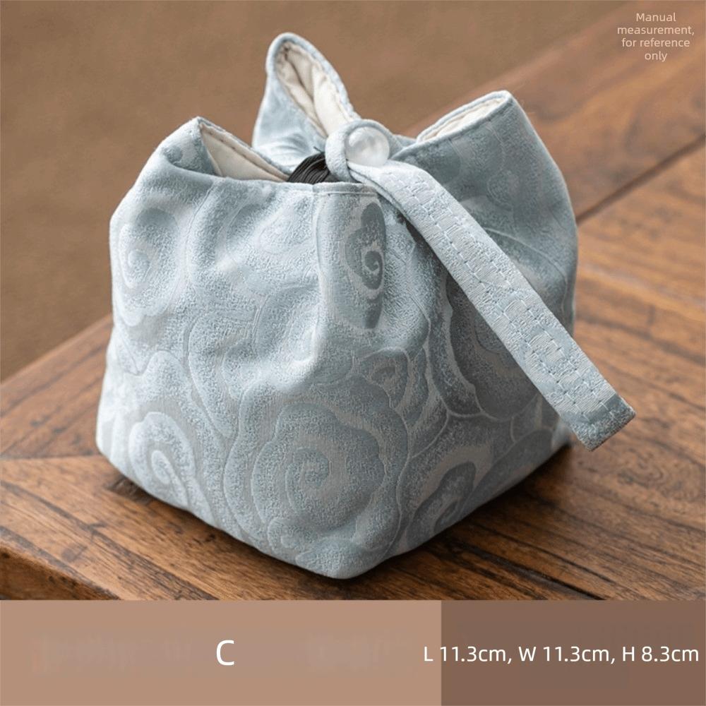 Вышитая сумка в китайском стиле, утолщенная сумка для хранения чайника, грелка для чайника, китайская чайная культура