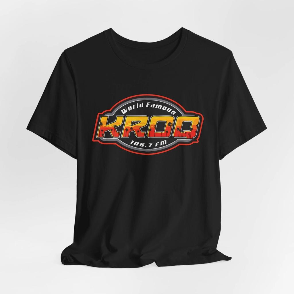 Men's and Women's T-shirts KROQ Style Radio Logo Graphic