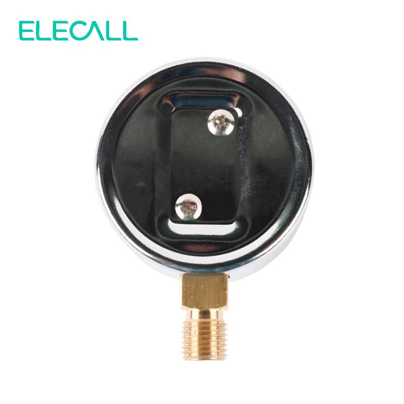 ELECALL YE-60 Air Diaphragm Pressure Gauge 0~6KPA Phosphor Bronze Film Box Pressure Gauge Positive Pressure Meter