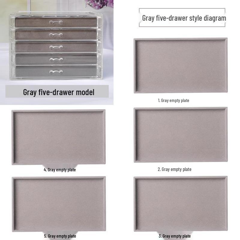 Многоярусная шкатулка для украшений для серег и мелких предметов - Домашнее хранение и организация