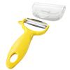 Shimomura Kogyo Full Vegetable Sharp Peeler with Made In Dishwasher Wrap-around Cover, Japan, Safe, FV-677