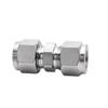 1/16"-1" 3-25mm Tube OD Compression Union SUS316L Stainless Steel Euqal Coupler Pipe Fitting Connector With UNF Nut Lock