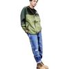 Timberland Уличная водонепроницаемая свободная куртка с капюшоном Color Block Spliced, унисекс, зеленая A5Z3Y-U31