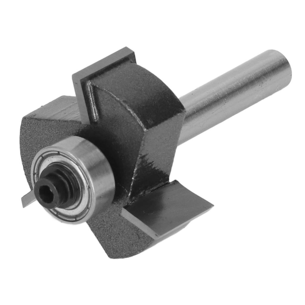 Т-образная фреза хвостовик 1/4 дюйма 3 зуба шарикоподшипниковая фреза для пазования дерева фанеры