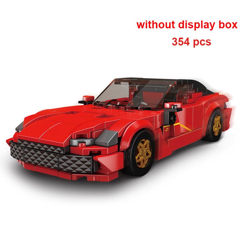 Технический Moc Car City Speed Champion Спортивный гоночный автомобиль Строительные блоки Кирпич Обучающие конструкторы Игрушки