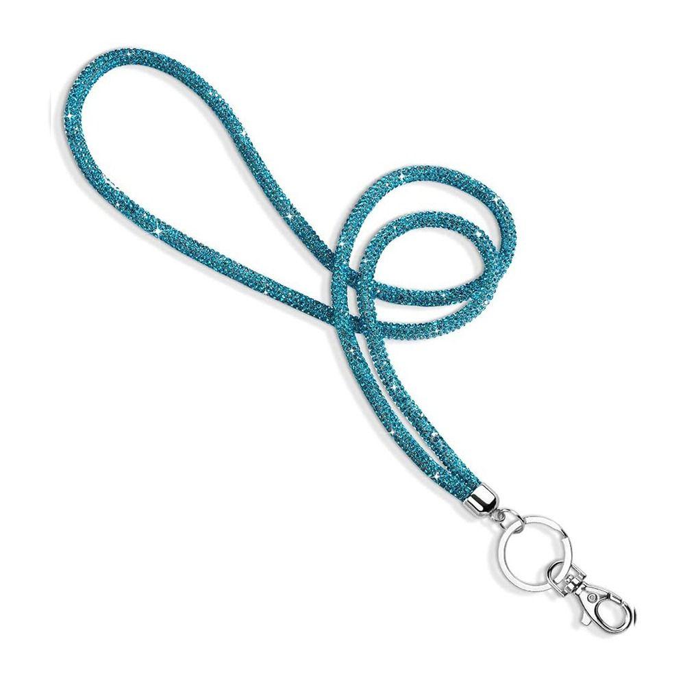 Стильные ремешки со стразами, прочный ремешок для ключей, сменный держатель для удостоверений личности