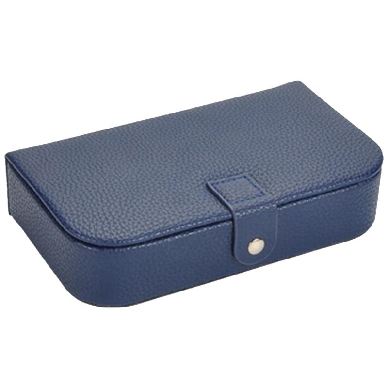 Роскошная шкатулка для хранения подарков, органайзер для хранения, дорожный кейс с кнопкой, кожаный органайзер для украшений, свадьба, помолвка