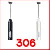UPGRADED Electric Coffee Frother/MILK Whisk+Egg Beater MINI Food Blender USB Rechargeable Handheld Three Speeds Espresso Tools