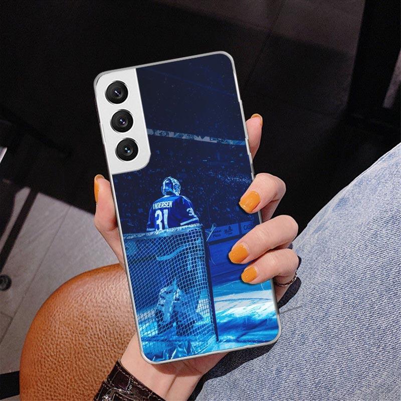 Ice Hockey Rink Sport Phone Case For Samsung Galaxy S24 S25 Edge S26 Ultra S23 S22 S21 Plus S20 FE + Personalized Print Cover Ga