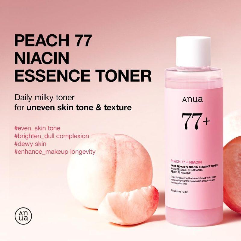 Anua *обновление* Тонер-эссенция с ниацинамидом Peach 77 250 мл