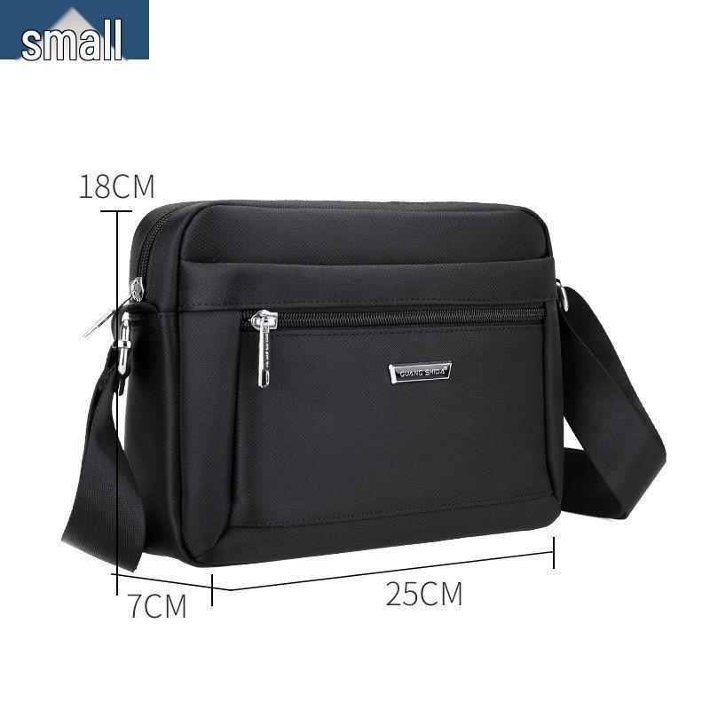 Men's Waterproof Korean Style Oxford Cloth Crossbody Shoulder Bag - Business Casual Small Backpack