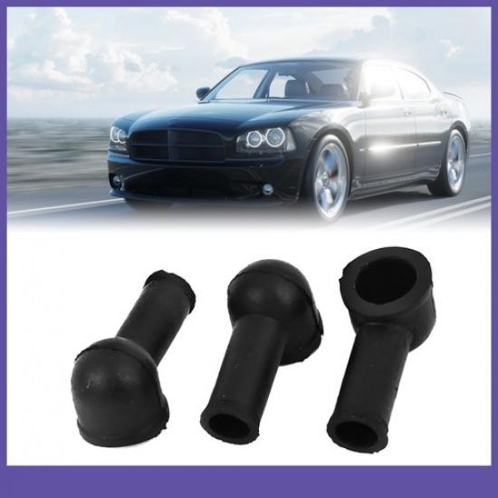 3Pcs Angled Terminal ulating Protector Covers Boot Sleeve 12mmx8mm