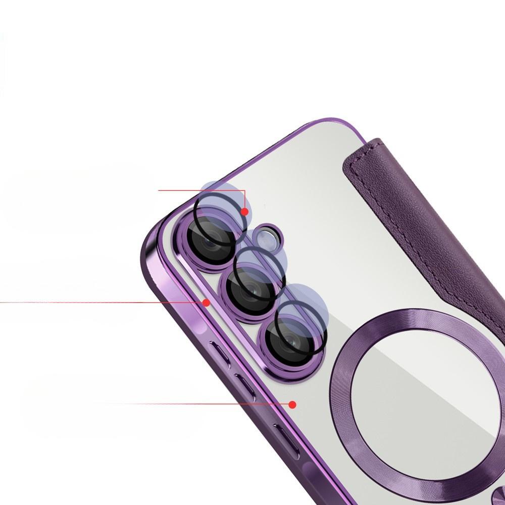 Samsung Galaxy A26 5G Flip Case, RFID Wallet MagSafe with Camera Protection, Purple