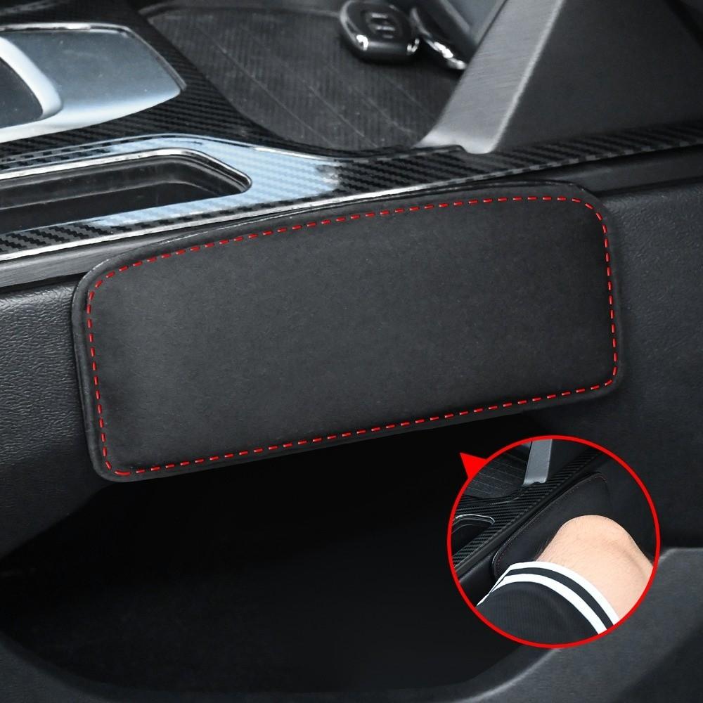 Suede Car Door Armrest Pad Universal Car Center Console Cushion Car Knee Cushion  Vehicle Interior